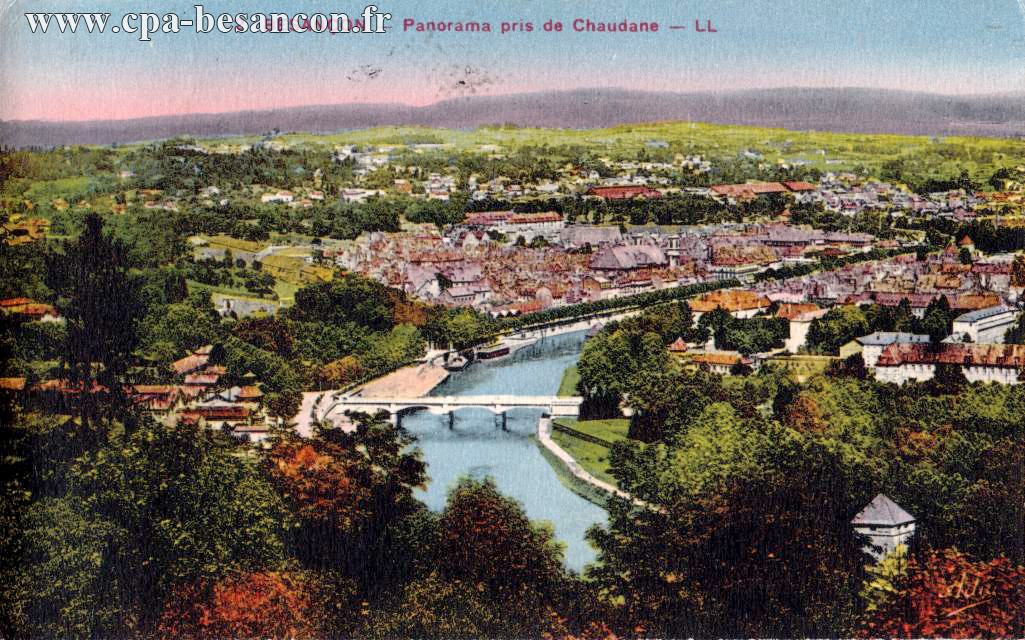 2 BESANÇON - Panorama pris de Chaudanne